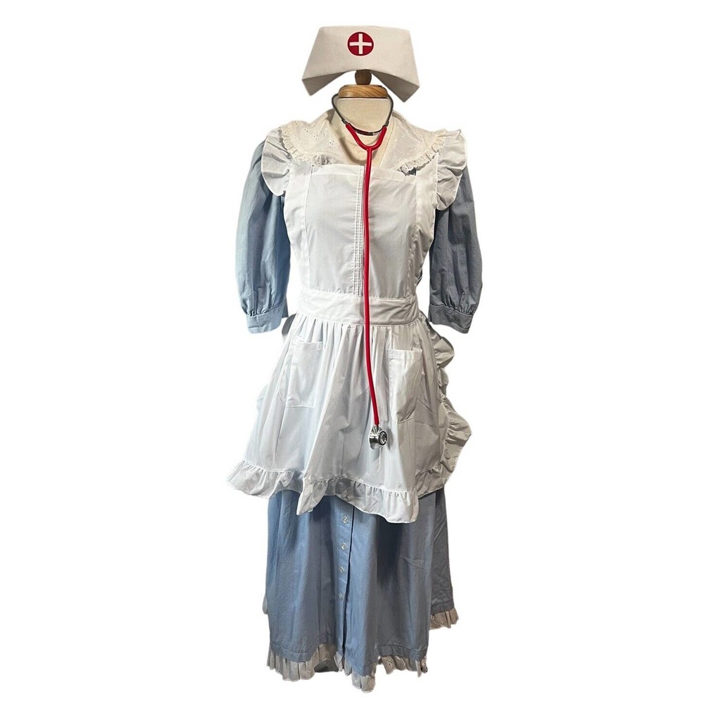 My Michelle Blue and White Nurse Costume